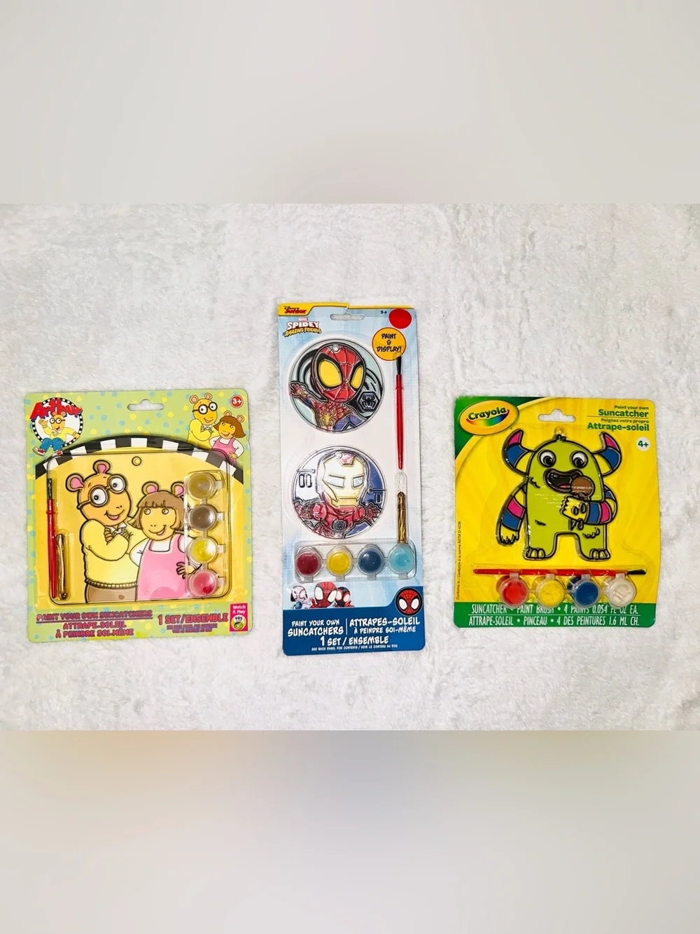 New 3pc Paint Your Own Suncatchers